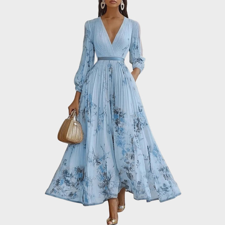 Isabella™ | Pleated Maxi Dress