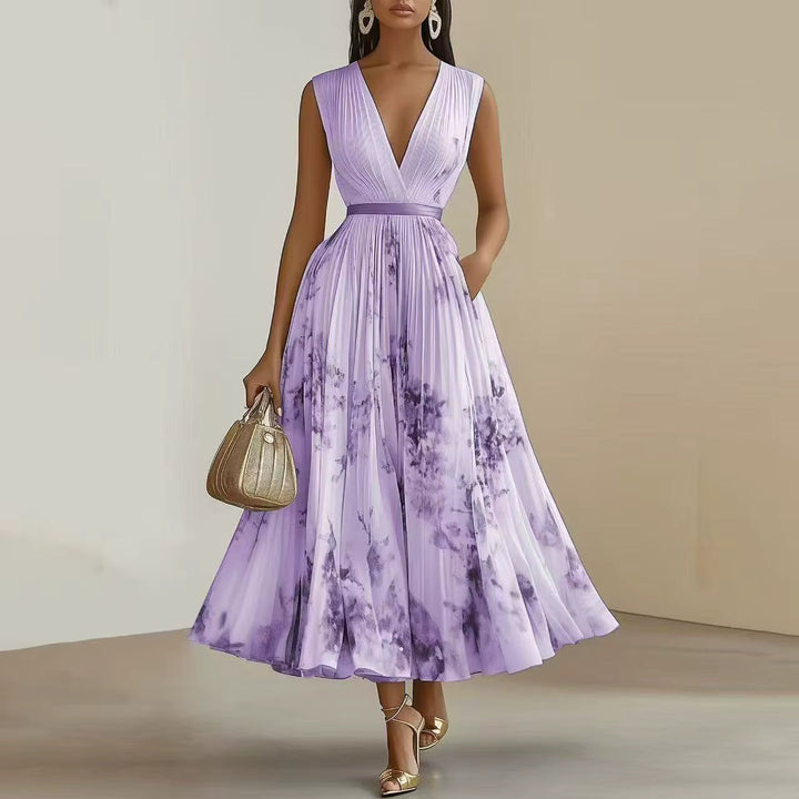 Isabella™ | Pleated Maxi Dress