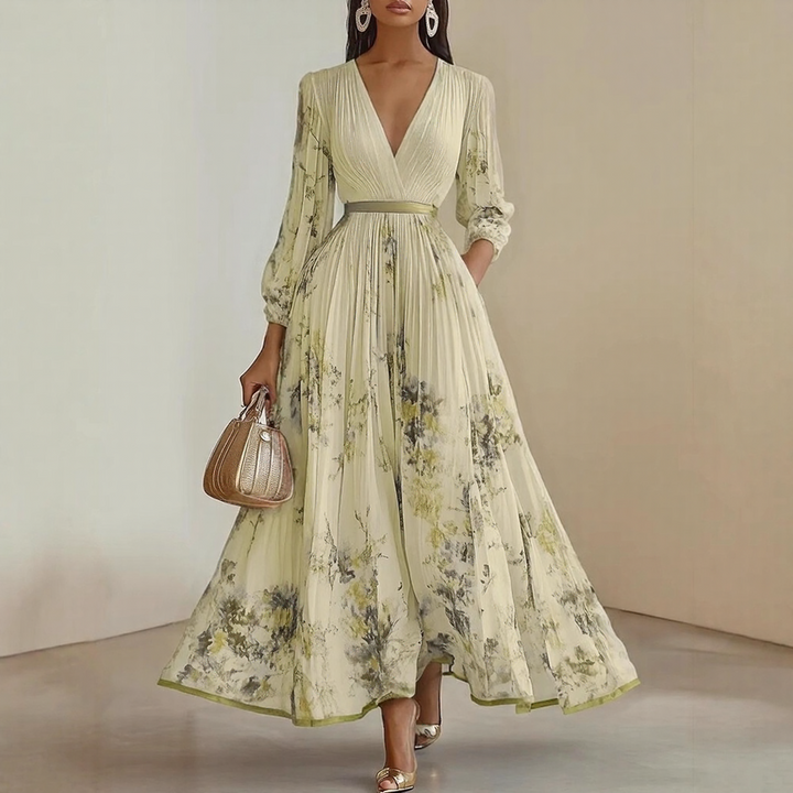 Isabella™ | Pleated Maxi Dress