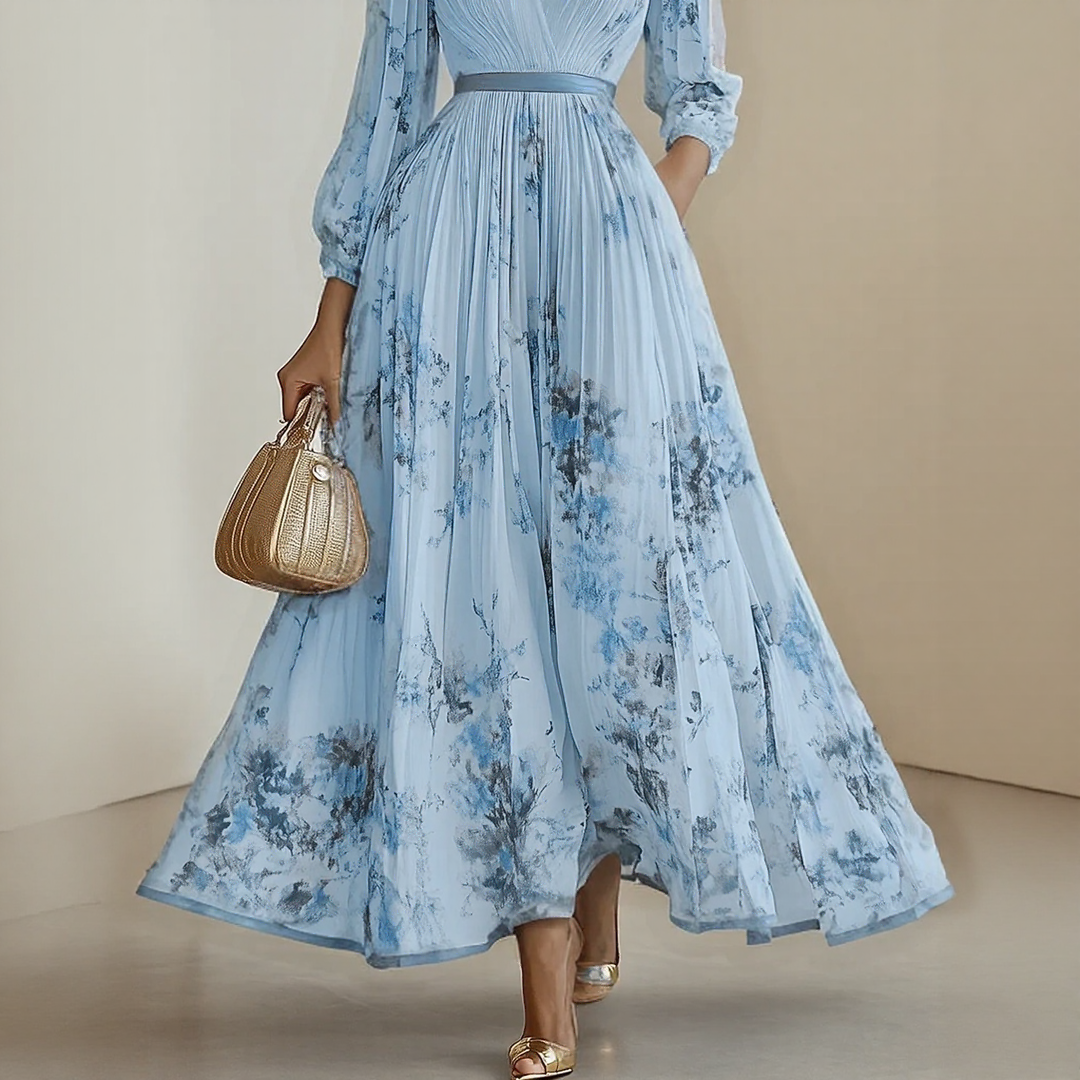 Isabella™ | Pleated Maxi Dress