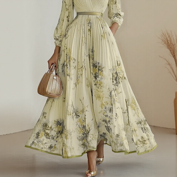 Isabella™ | Pleated Maxi Dress
