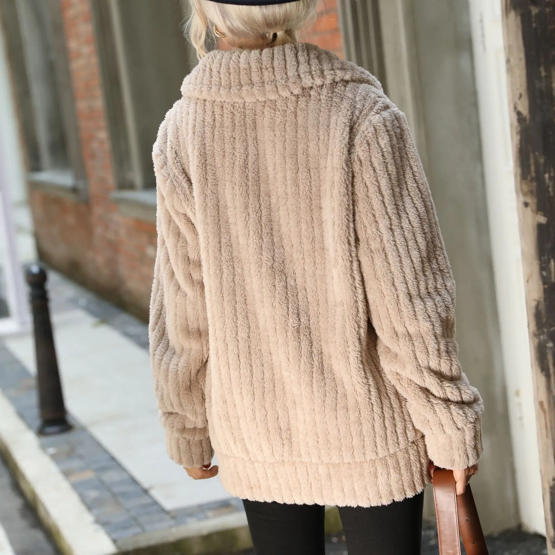 Rhiannon | Women's Hooded Teddy Jacket