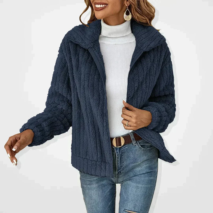 Rhiannon | Women's Hooded Teddy Jacket