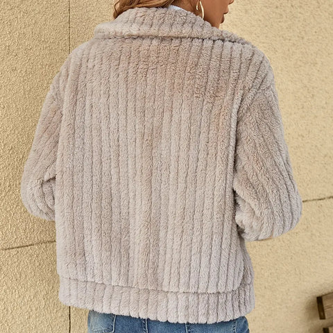 Rhiannon | Women's Hooded Teddy Jacket